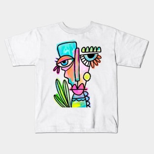 PAINTED FACE Kids T-Shirt